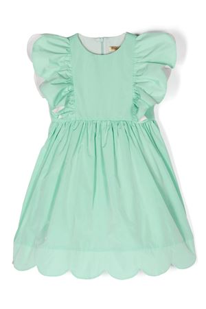 abito in cotone verde STELLA McCARTNEY KIDS | TU1F12S0156708